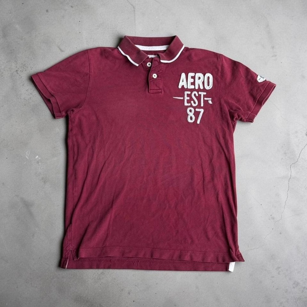 Y2K Vintage Surfer Aeropostale Cali Polo Shirt